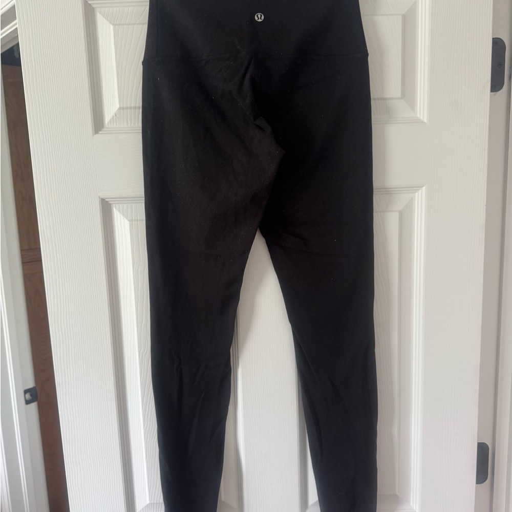 lululemon athletica Black Sweatpants Sleek leggings